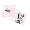Polštářek Minnie Mouse Pruhy, 40 x 40 cm