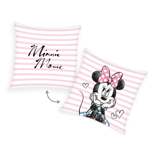 Pernă Minnie Mouse Dungi, 40 x 40 cm