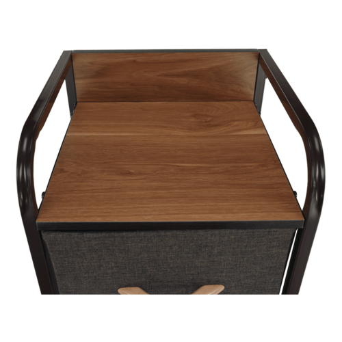 HAZEL TYP 1 szekrény szövet fiókokkal, barna