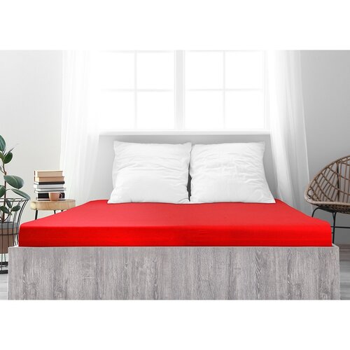 4Home Ideal jersey lepedő piros, 200 x 200 cm