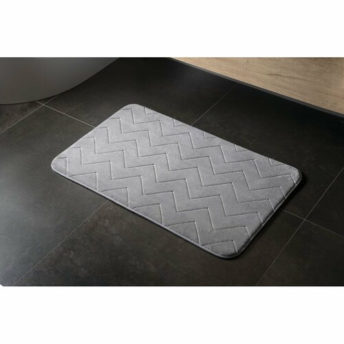 GEDY 96FY508008 Fuzzy килимок для ванної кімнати сірий, 50 x 80 см