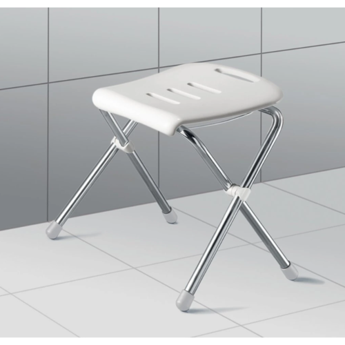 Spirella SITZ összecsukható zuhanyzószék, fehér, 47 cm