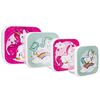 Orion 4-teiliges Set Snackboxen Einhorn