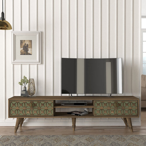 Televizní stolek Valente Walnut