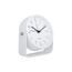Karlsson 5989WH design ébresztőóra fehér, átmérő 12 cm