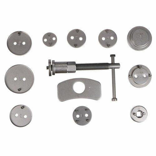 Sixtol Piston de frână MECHANIC BRAKE SET BLACK12, 12 buc.