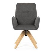 Jídelní židle DCH-C2148 GREY2 s voděodolnou látkou