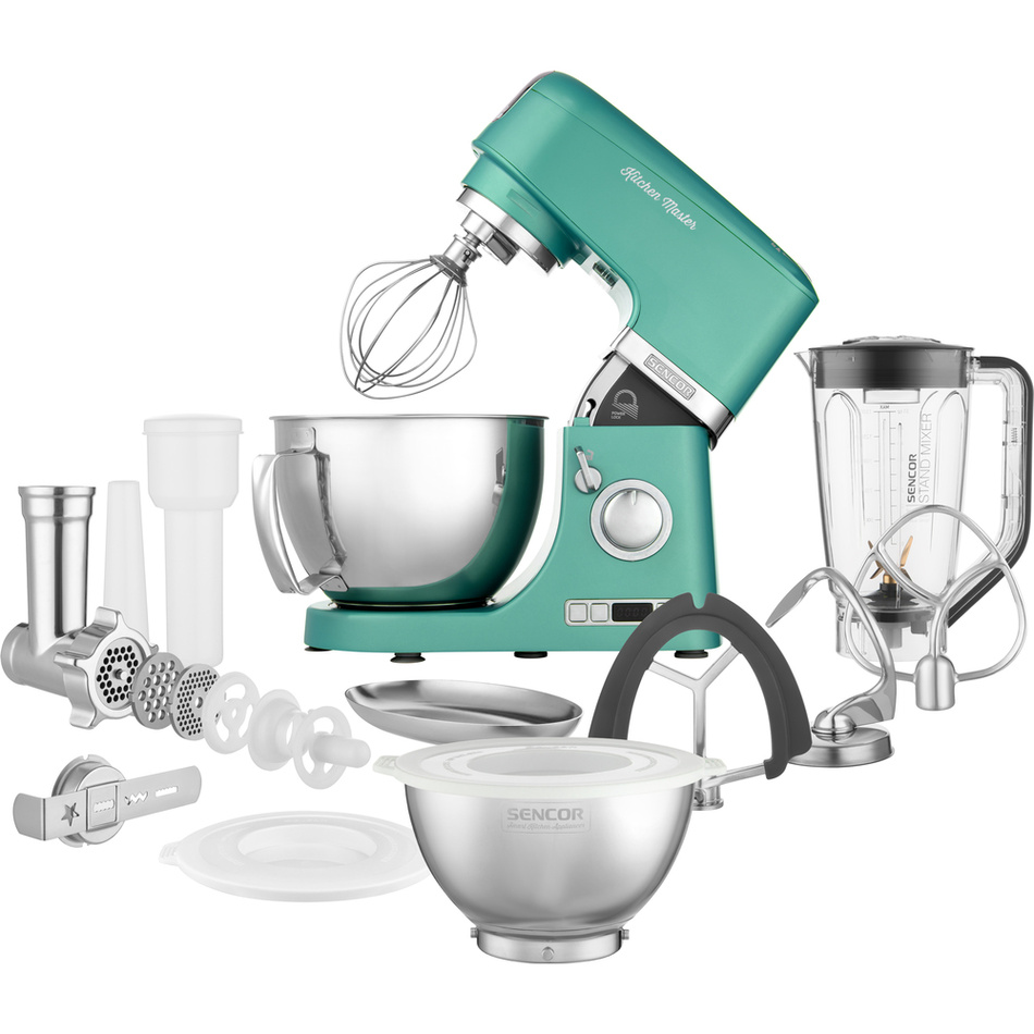 Sencor STM 7871GR konyhai robotgép, türkiz termék 2. képe
