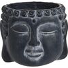 Cvetlični lonec Buddha, beton temno siva, 16 x12,5 x 16 cm