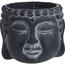 Cvetlični lonec Buddha, beton temno siva, 16 x12,5 x 16 cm