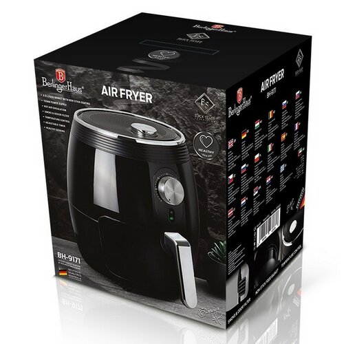 Berlinger Haus Horkovzdušná fritéza Black SilverCollection, 1350 W