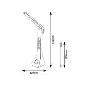 Rabalux 74042 stolní LED lampa Amato, bílá