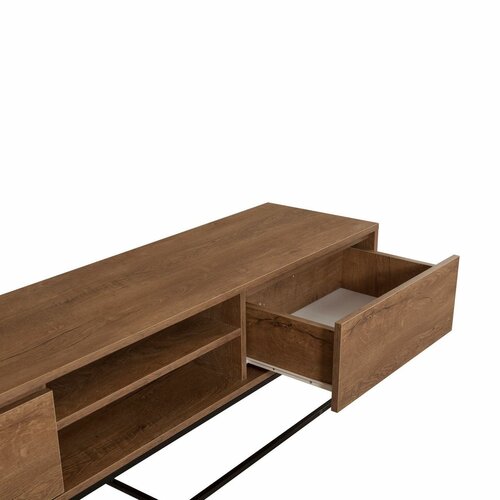 Stolik pod telewizor Rodez Walnut and Black II