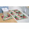 Bellatex Komplet kopalni predpražniki Ibišek 3D,60 x 100 cm, 60 x 50 cm