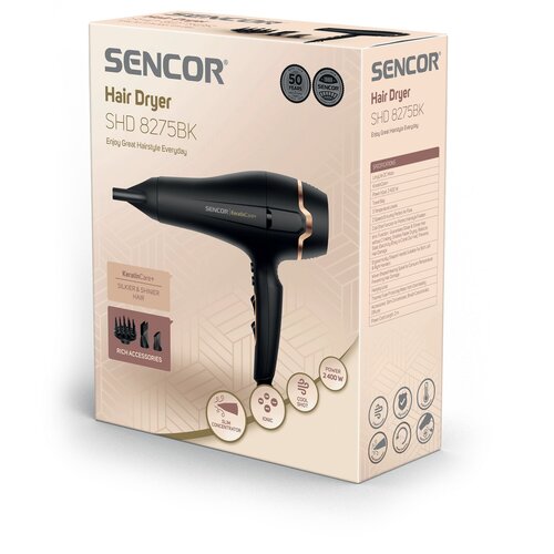 Sencor SHD 8275BK sušič vlasov