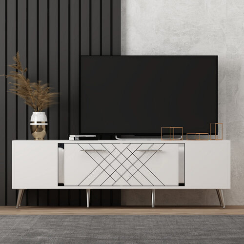 TV-Lowboard Detas White