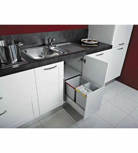 Elletipi Vgradni smetnjak STREET - izvlečni, 12 +12 + 8 + 8 l