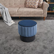 Taburet Rose Puf Blue