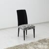Napínací potah na sedák židle Istanbul šedá, 45 x 45 cm, sada 2 ks