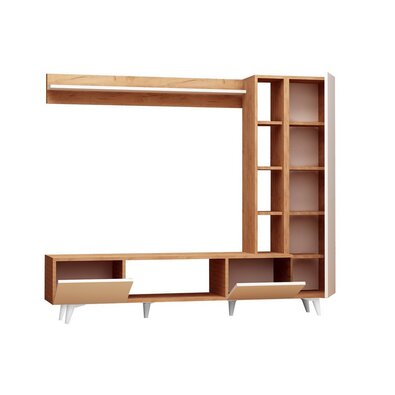 Televizní stolek Rambuty Oak and White