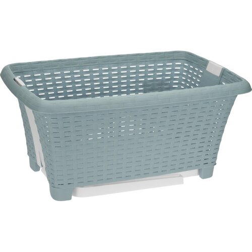 Koš na prádlo s nohami Aurora 60 x 40 x 60 cm, zelená