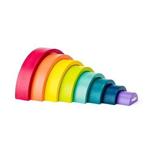 Woody balancierende Regenbögen