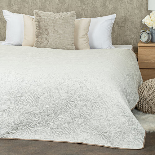 Cuvertură de pat 4Home Doubleface maro/bej, 220 x 240 cm