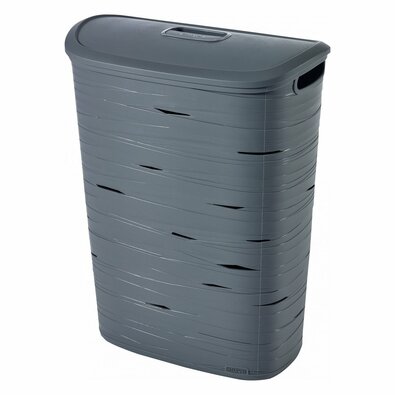 Curver Wäschekorb Ribbon 49 l, Grau
