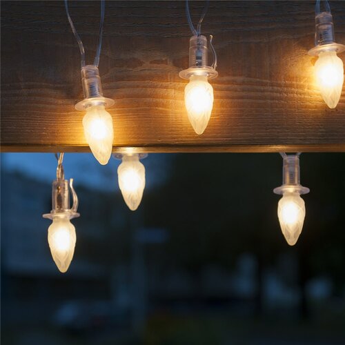 Světelný řetěz Šiška, 20 LED žárovek Filament, černý kabel, základní