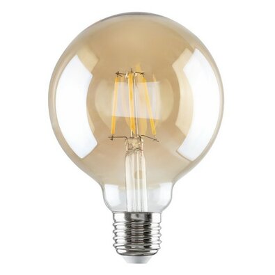 Rabalux Dekoratívna LED filament žiarovka , jantárová, E27, G95, 5,4 W, 510lm