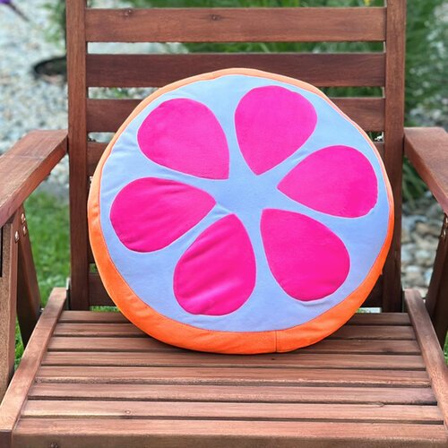 Polštářek Squish Grep Grepulka, 35 x 35 x 23 cm