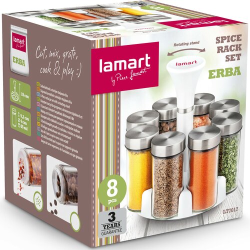 Set de condimente Lamart LT7017 Erba,  8 buc.