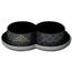 Moderna Dvojmiska pentru pisici Trendy Luxuriousnegru,  2x 0,35 l