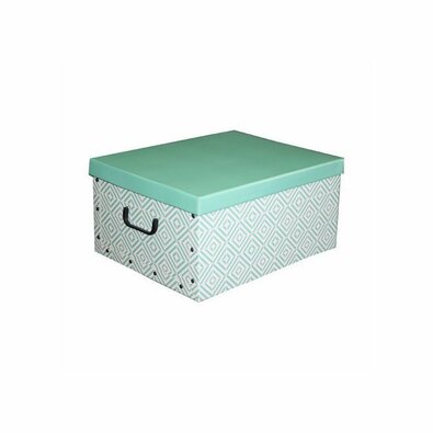 Compactor Pudełko do przechowywania składane Nordic, 50 x 40 x 25 cm, zielony