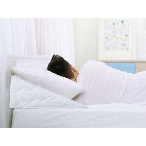 Bellatex Fehér, varrott, ék alakú fejtámla, 80 x , 80 x 50 x 20 cm