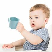 Baby Ono Ergonomični lonček Flow 120 ml, modra