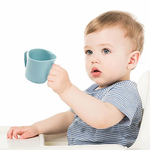 Baby Ono Ergonomični lonček Flow 120 ml, modra
