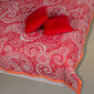 Narzuta na łóżko Sal czerwony/biały, 160 x 220 cm