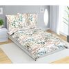 Bellatex Baumwollbettwäsche Zweig beige, 140 x 200