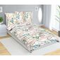 Lenjerie de pat din bumbac Bellatex Twig bej, 140 x 200 cm, 70 x 90 cm