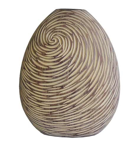 StarDeco Váza v přírodních barvách, 29,5 cm