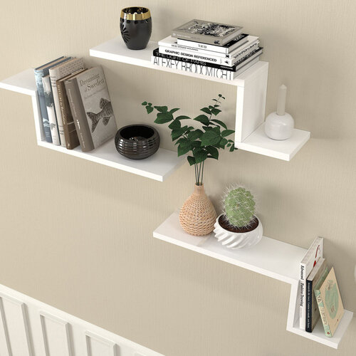 Polica Lowa White, 3 kos