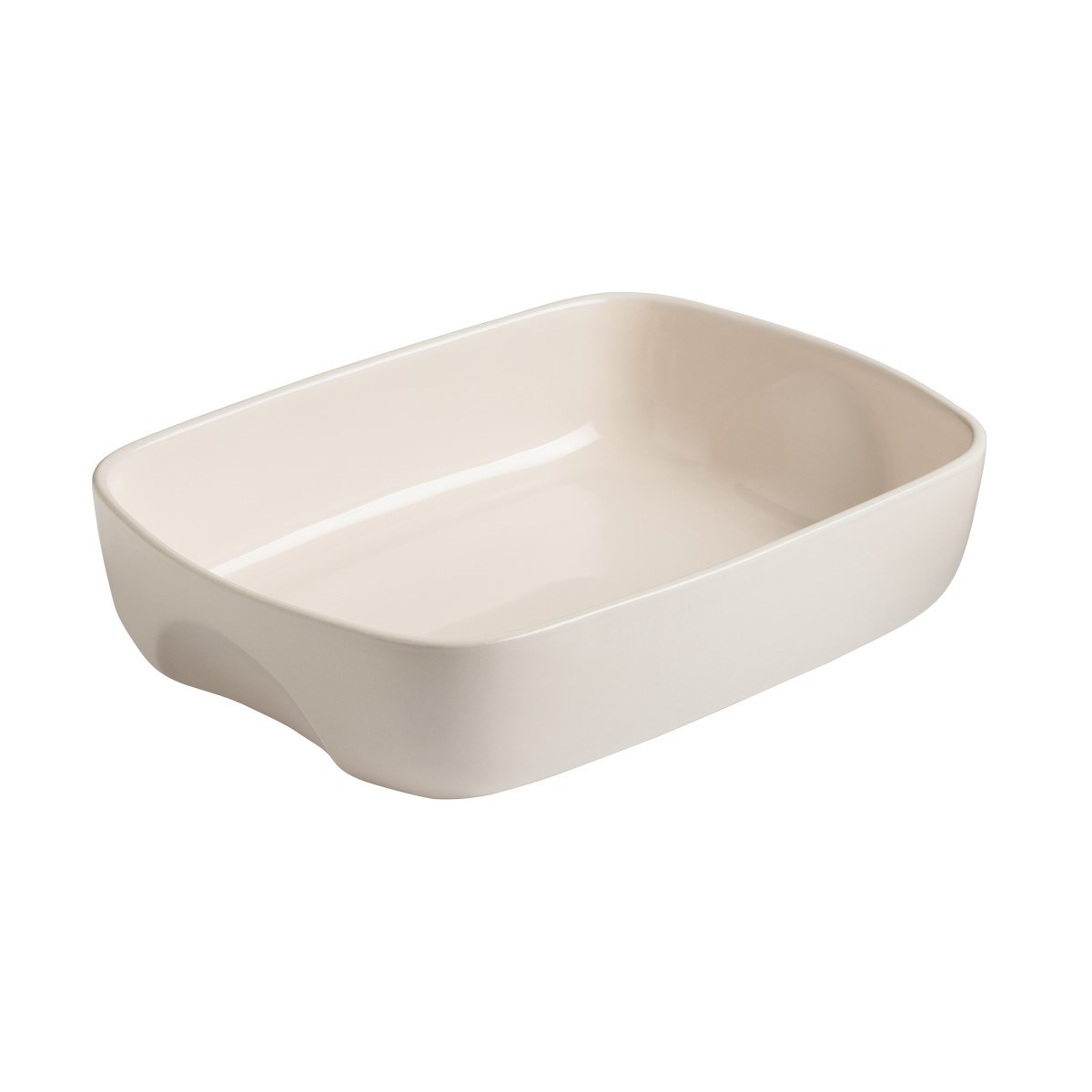 Keramický pekáč Curves Cream 33 x 23 cm PYREX