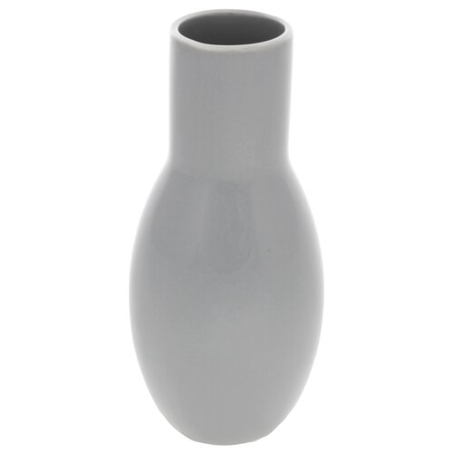 Vaza din ceramică Belly, 9 x 21 x 9 cm,  gri