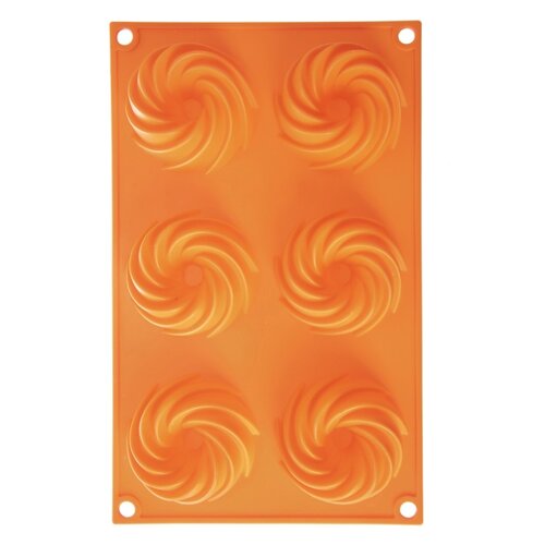 Orion Silikonska forma za venčke, oranžna