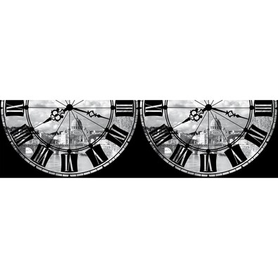 Samolepiaca bordúra Rímske hodiny, 500 x 14 cm