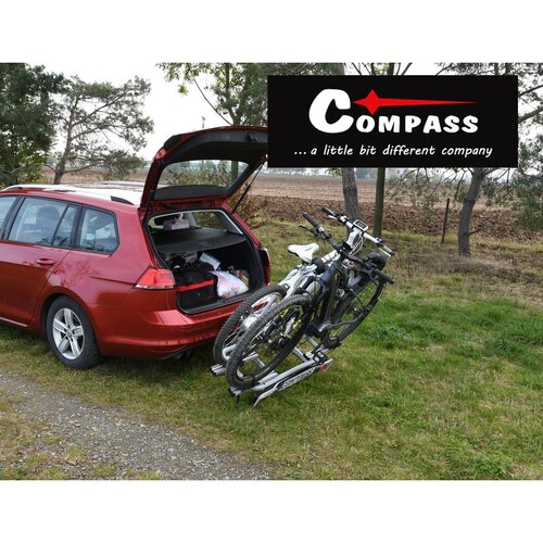 Compass Nosič bicyklov na ťažné zariadenie E-BIKE TÜV, 2 bicykle