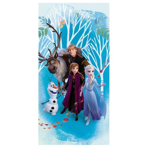 Jerry Fabrics Рушник Крижане королівство Frozen 2 синій, 70 x 140 см