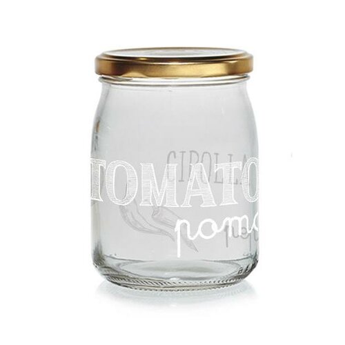 Cerve Steklene kozarce za vlaganje z pokrovom EASYWHITE 500 ml, 6 kosov