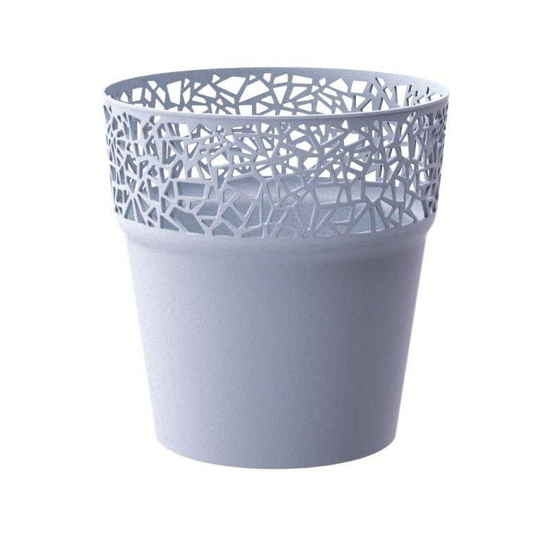 Prosperplast Obal na kvetináč Tree modrá, pr. 14,5 cm